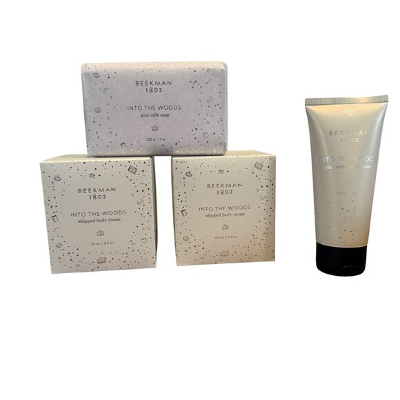 Beekman 1802 Into The Woods Goat Milk Soap & Whipped Body/Hand Cream Set - Picture 1 of 6